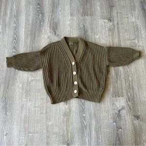 Babaa Cardigan No. 18, Irish Moss